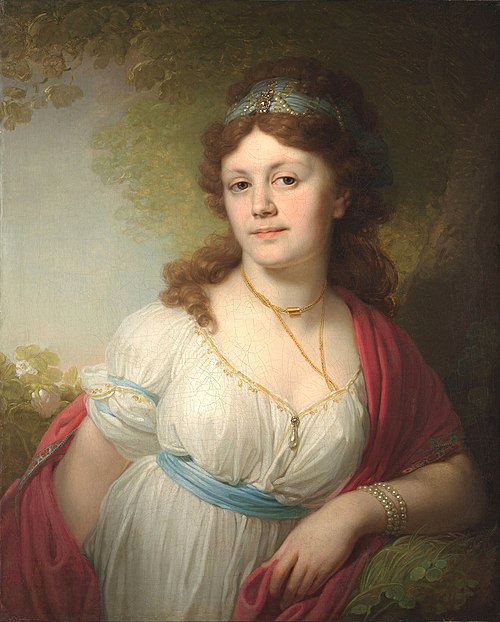 Porträt der Elizaveta Grigorevna Temkina (b.1775), 1798, Vladimir Borovikovski