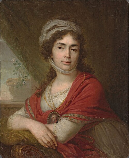 Porträt der Martha Dunina, 1799, Vladimir Borovikovski
