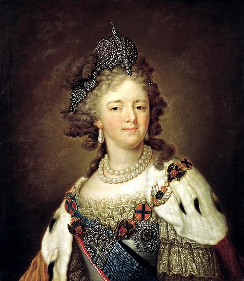 Porträt der Maria Feodorovna (1759-1828), 1750, Vladimir Borovikovski