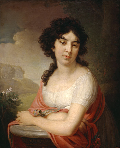 Portrait of Princess Anna Gagarina, 1801, Vladimir Borovikovski