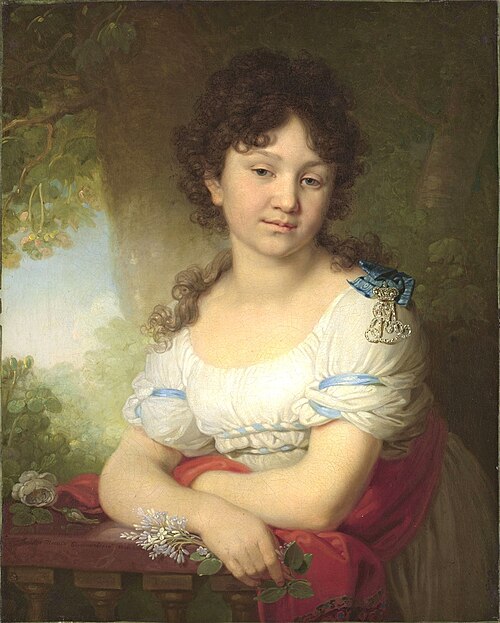 Портрет графини М.А. Орловой-Денисовой, 1801, Vladimir Borovikovski