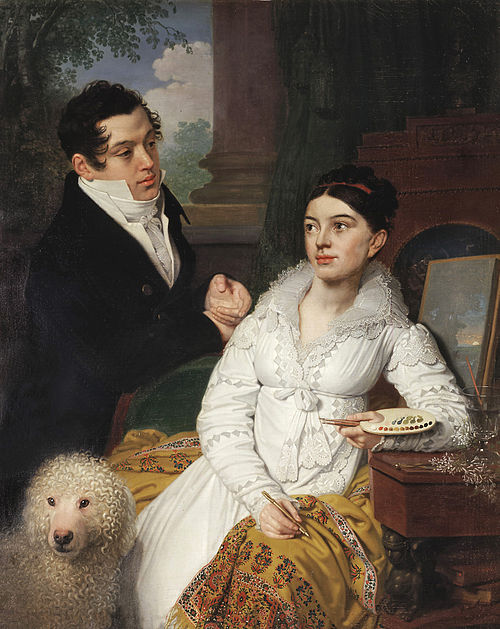 Portrait of A. G. and A. A. Lobanov-Rostovsky., 1814, Vladimir Borovikovski