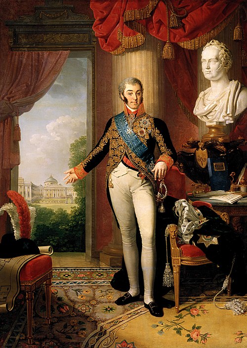 Porträt des Nikolai Sheremetev (1751—1809), 1819, Vladimir Borovikovski