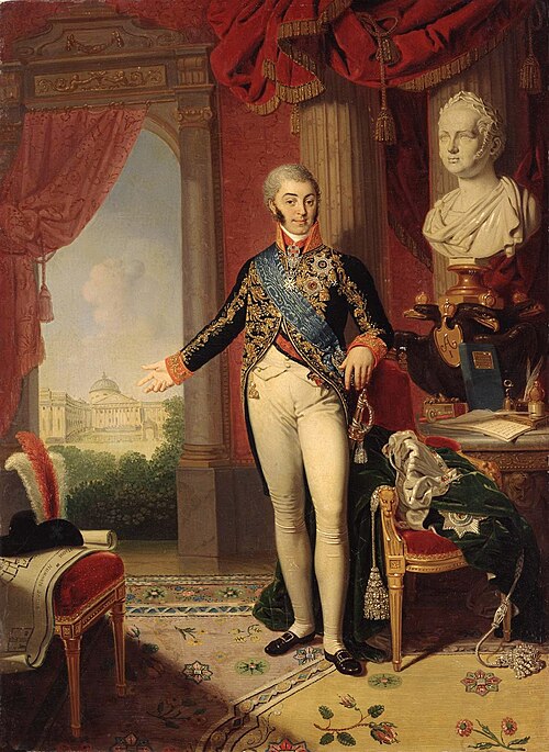 Portrait of Nikolai Sheremetev (1751—1809), 1819, Vladimir Borovikovski