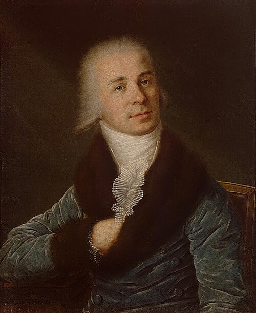 Portrait of Gavrila Derzhavin, 1795, Vladimir Borovikovsky