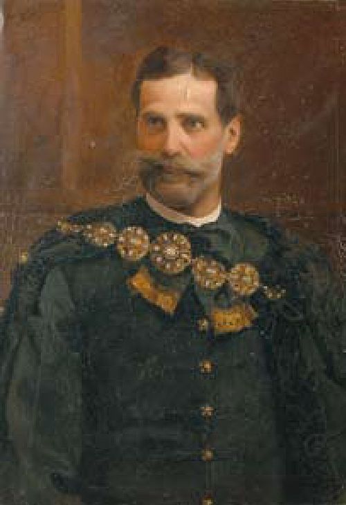 Portrait of Gyula Maár, 1901, Bela Bacskay