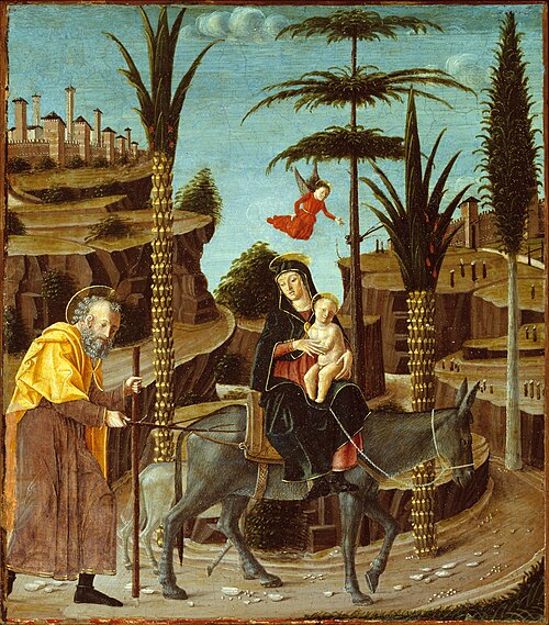 La fuite en Egypte, 1485, Bernardino Butinone