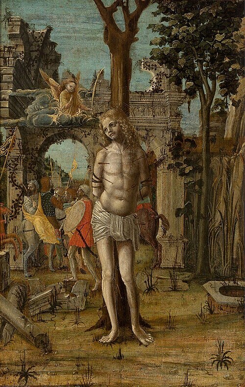 The Martyrdom of Saint Sebastian, 1500, Bernardino Butinone