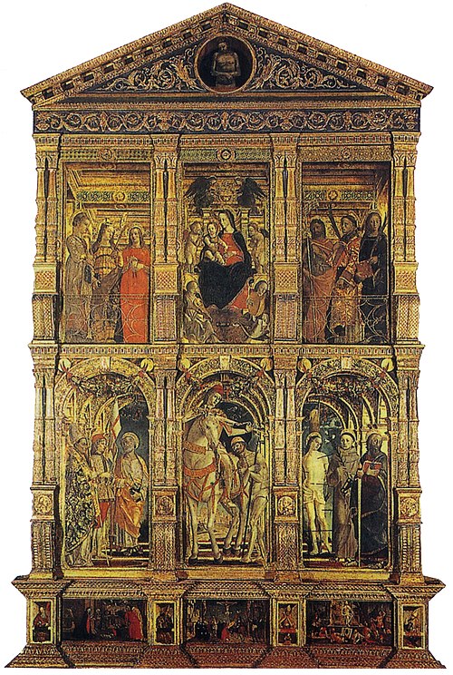 retable de Saint-Martin, 1485, Bernardino Butinone
