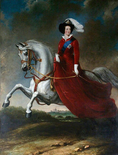 Queen Victoria (1819–1901), on Horseback, 1846, Alfred d'Orsay