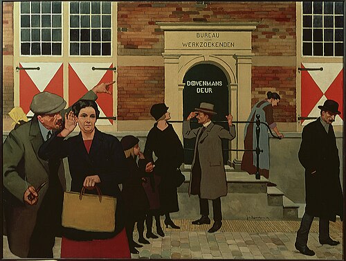 Doovenmans deur, 1939, Johan Braakensiek