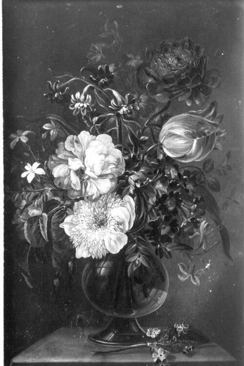 Blumenstück, 1719, Caspar Hirscheli