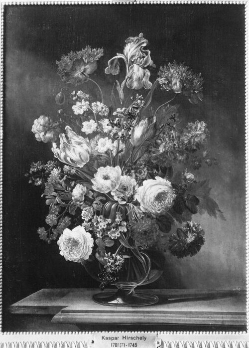 Blumenstillleben, 1719, Caspar Hirscheli