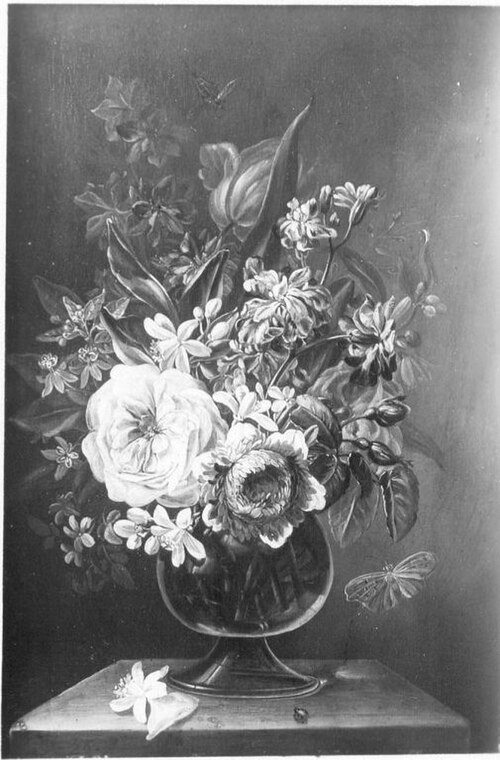 Blumenstück, 1719, Caspar Hirscheli