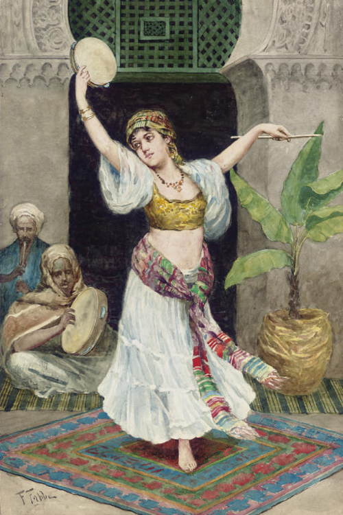 The Tambourine Dancer, 1900, Fabio Fabbi