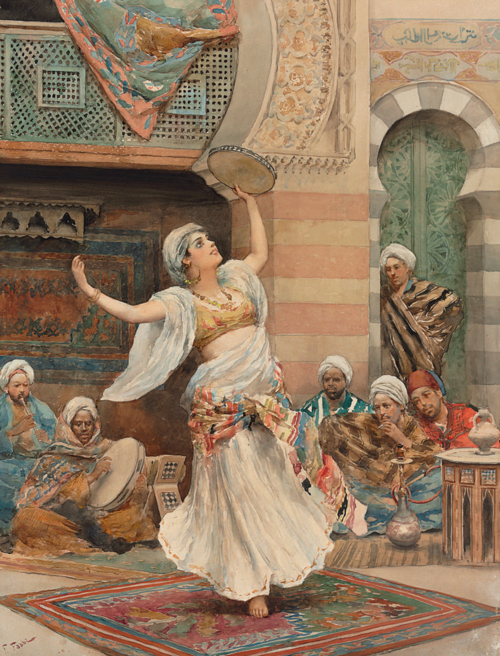 The Tambourine Dancer, 1900, Fabio Fabbi