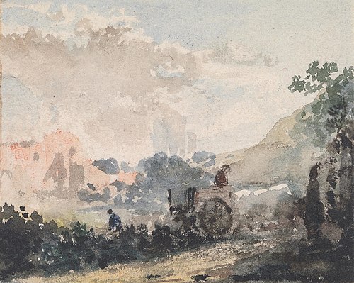Landscape with Cart, , William Collins