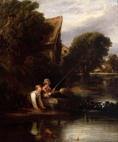Young Anglers, 1820, William Collins