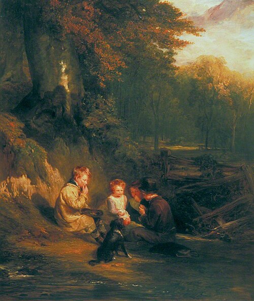 The Nutting Party, 1831, William Collins