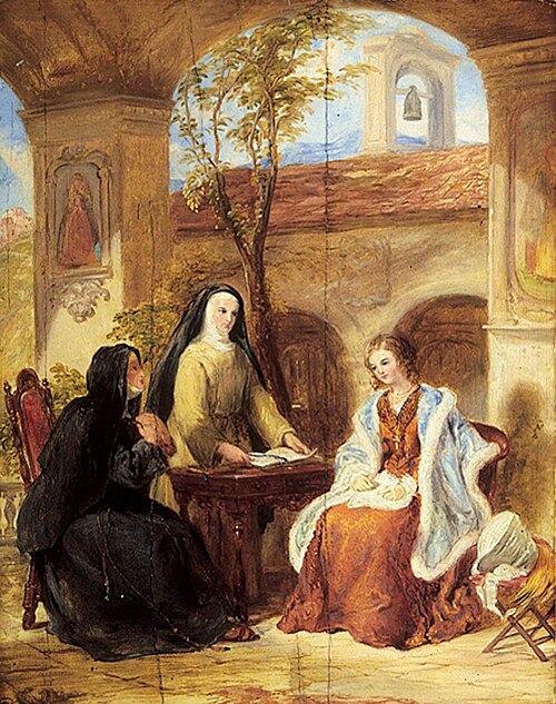 The World or the Cloister, 1844, William Collins