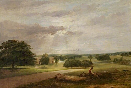 The West Front of Clumber House, Nottinghamshire, , William Collins