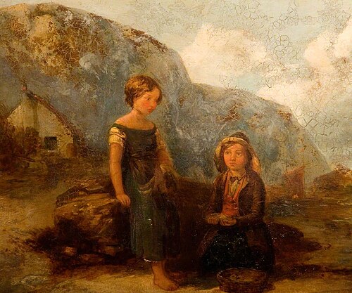 Children Gathering Seaweed, , William Collins