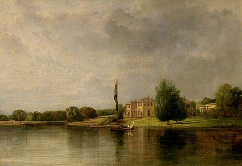 The South and East Front of Clumber House, Nottinghamshire, , William Collins
