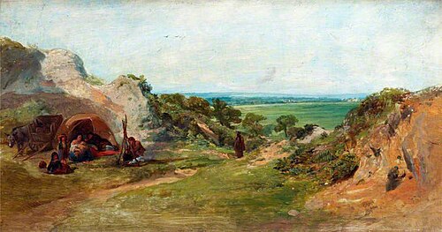 Landscape: The Gypsy Camp, , William Collins