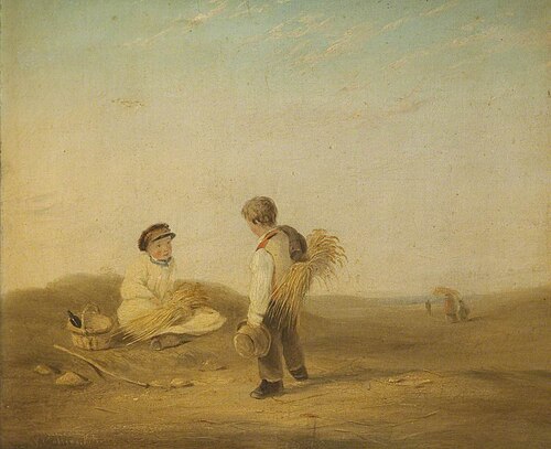 Boys Gleaning, , William Collins