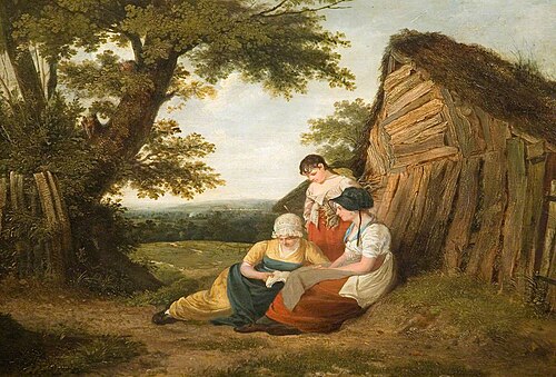 Landscape with Three Figures, , William Collins