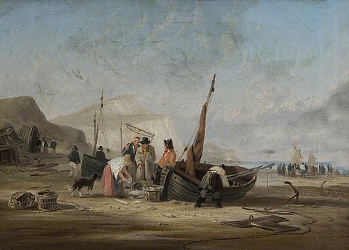 Beach Scene, 1827, William Collins