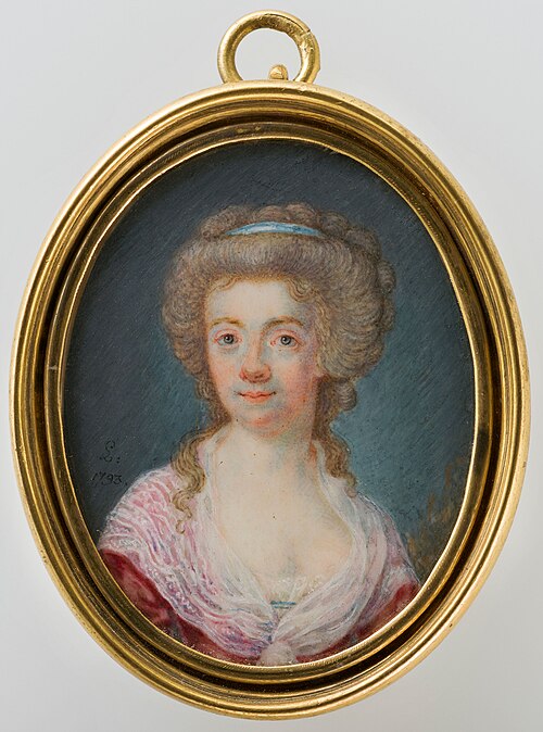 Portrait of a lady, 1793, Arvid Lundbäck