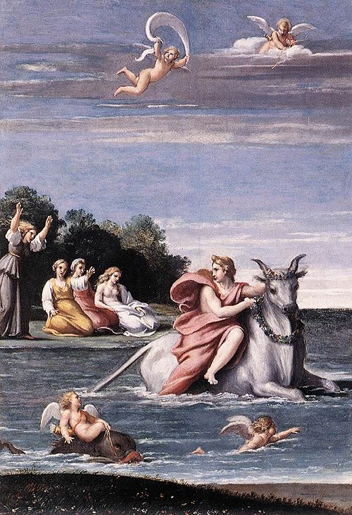 L'Enlèvement d'Europe, 1650, Antonio Carracci