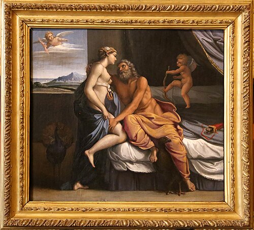 Zeus and Hera, 1612, Antonio Carracci