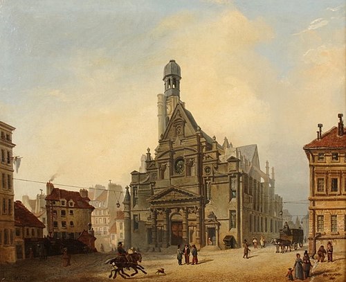 L'église Saint-Etienne-du-Mont., 1843, Philippe Chaperon