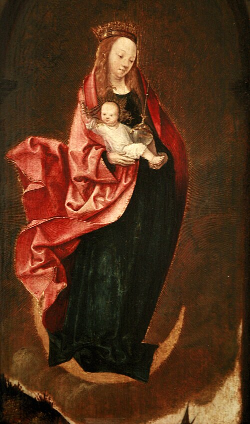 Virgin on a Moon Crescent, 1525, Meester van het Berlijnse Sche