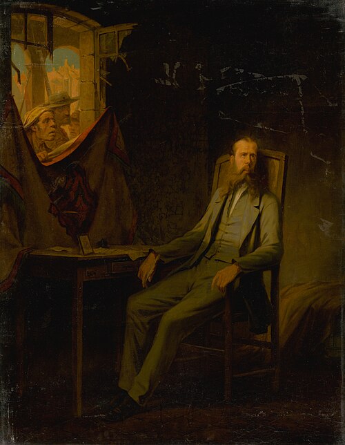 Cisár Maximilián večer pred popravou, 1868, Jules-Marc Chamerlat