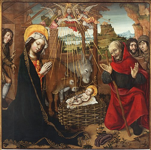 L'adoration de l'Enfant, 1496, Jacquelin de Montluçon