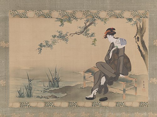 Woman Cooling Herself, 1800, Utagawa Toyohiro