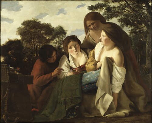 Le Marchand de fleurs, 1640, Paulus Bor