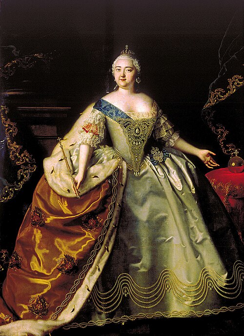 Portrait of Elizabeth of Russia, 1750, Louis Caravaque