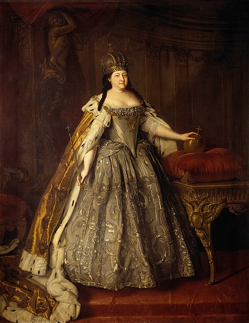 Portrait d'Anna Ioannovna, 1730, Louis Caravaque