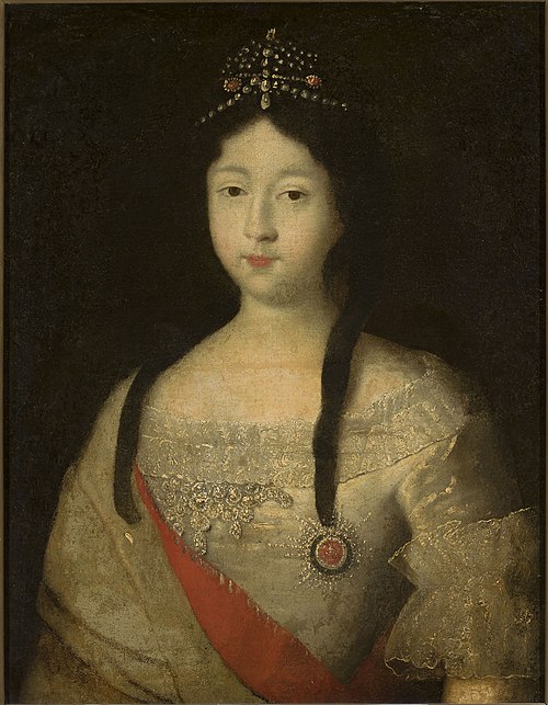 Portrait de Grande-Duchesse Anna Petrovna., 1720, Louis Caravaque