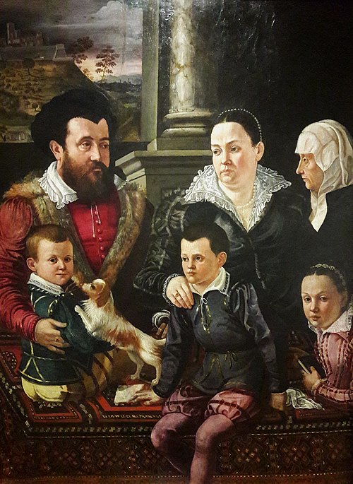 Portrait de famille, 1600, Jacopo Chimenti