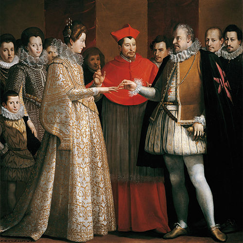 Mariage de Marie de Médicis et Henri IV de France, 1600, Jacopo Chimenti