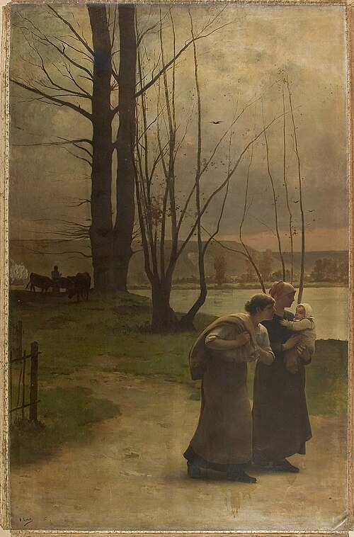 By the Riverside, , Henry Lerolle