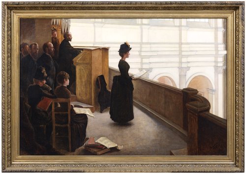 Orgelläktaren (À l'Orgue), 1885, Henry Lerolle