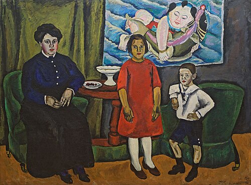 Family Portrait, 1911, Piotr Kontchalovski