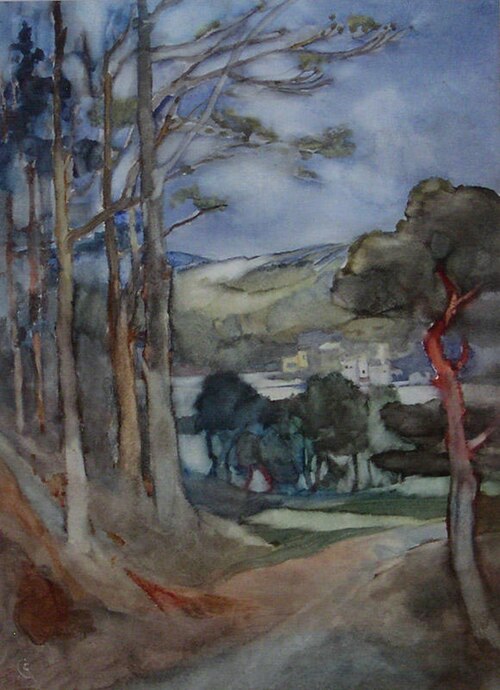 Lane and Castle, Devon, , Charles John Collings