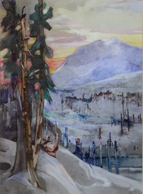 Winter in the Rockies, , Charles John Collings
